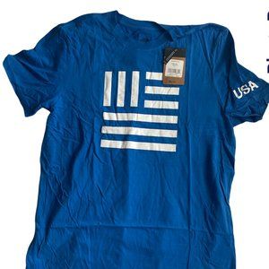 The North Face IC 1 Short Sleeve T-Shirt in Hero Blue Size XL *BRAND NEW*